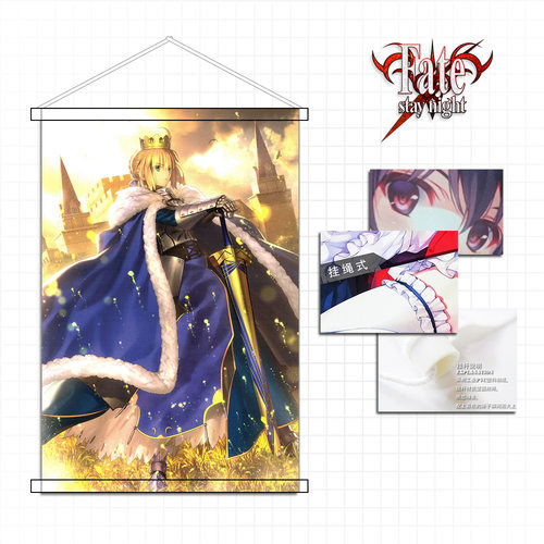 挂画尼禄日式卷轴海报来图定制