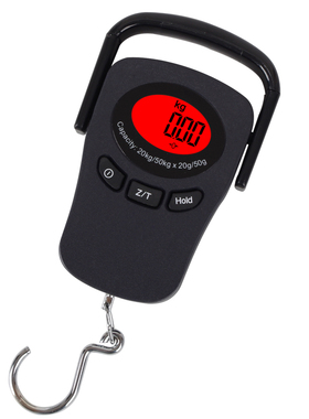 福日正品电子秤手提秤吊勾称挂秤50kg精准便携快递秤带卷尺计重秤