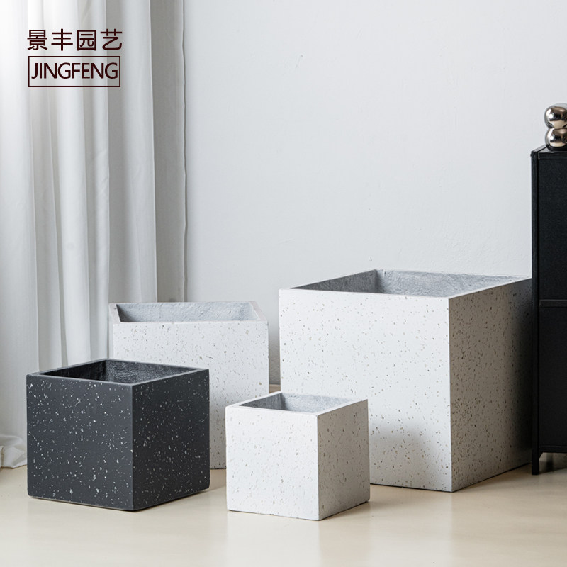 白色正方形花盆新款四方水泥养花绣球仙人掌高颜值现代简约北欧大,鲜花速递/花卉仿真/绿植园艺,花盆,淘宝优惠券,粉丝福利购,淘宝优惠卷