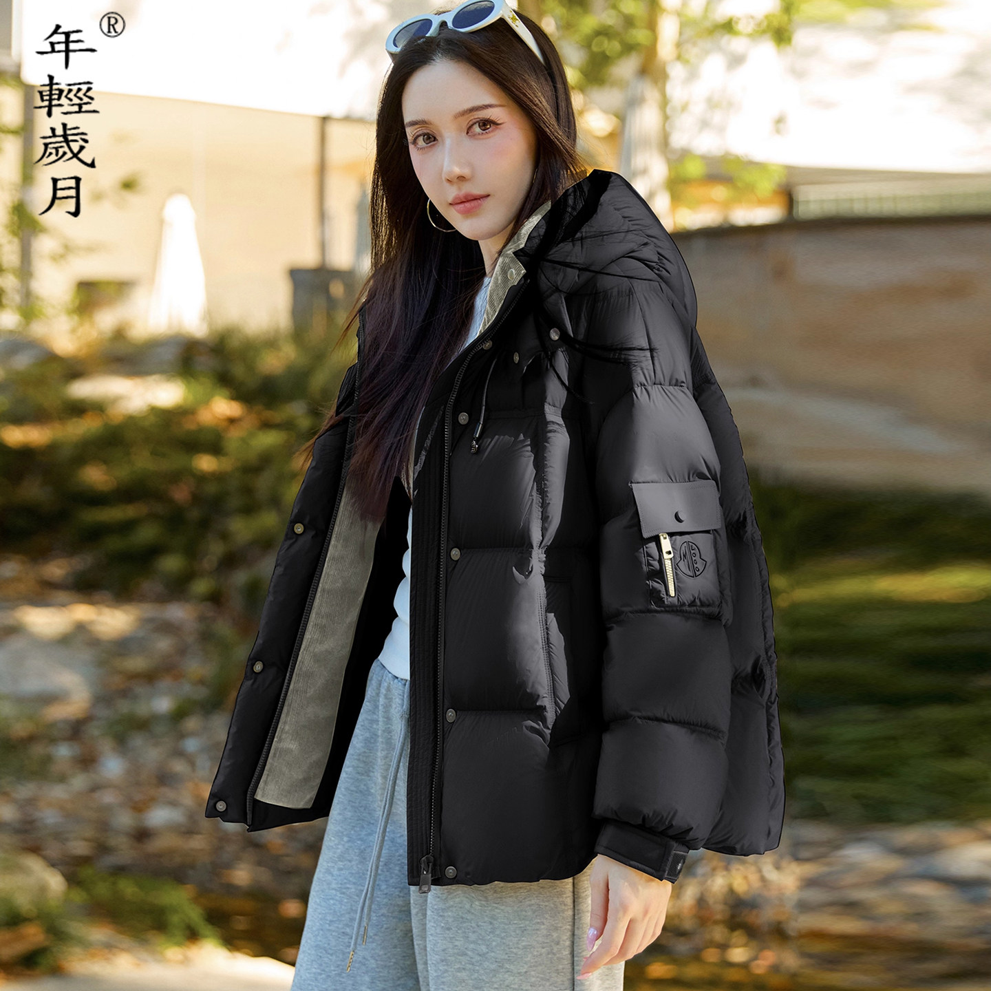 2025新款羽绒服女短款宽松百搭连帽加厚保暖95白鸭绒面包服外套潮,女装/女士精品,羽绒服,淘宝优惠券,粉丝福利购,淘宝优惠卷