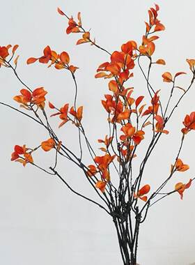 枫叶仿真花干花花束客厅软装摆设