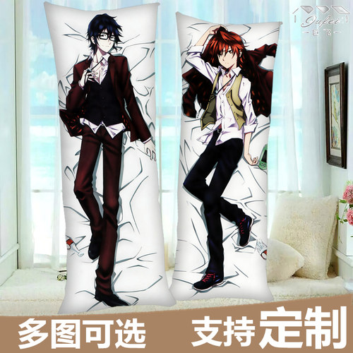 动漫周防尊夜刀神狗朗等身抱枕