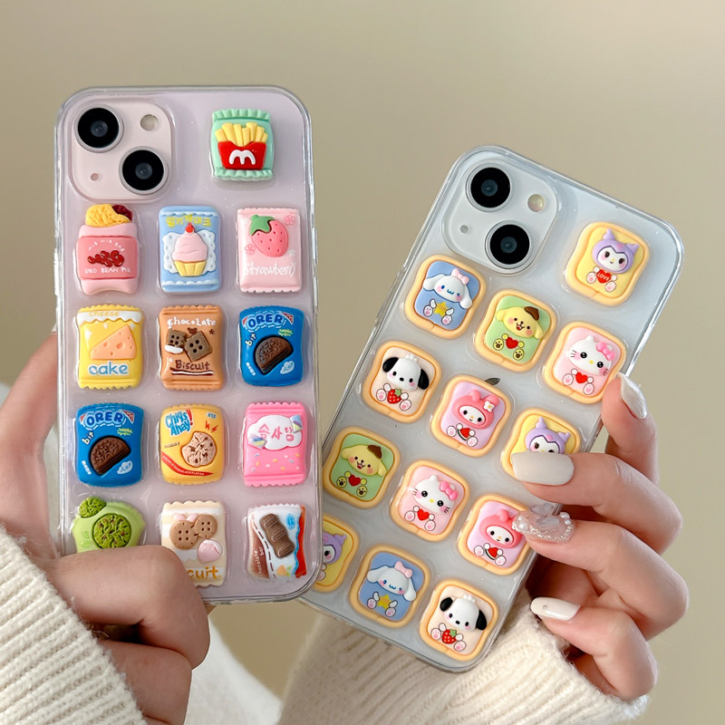 卡通三丽鸥立体手机壳iphone13