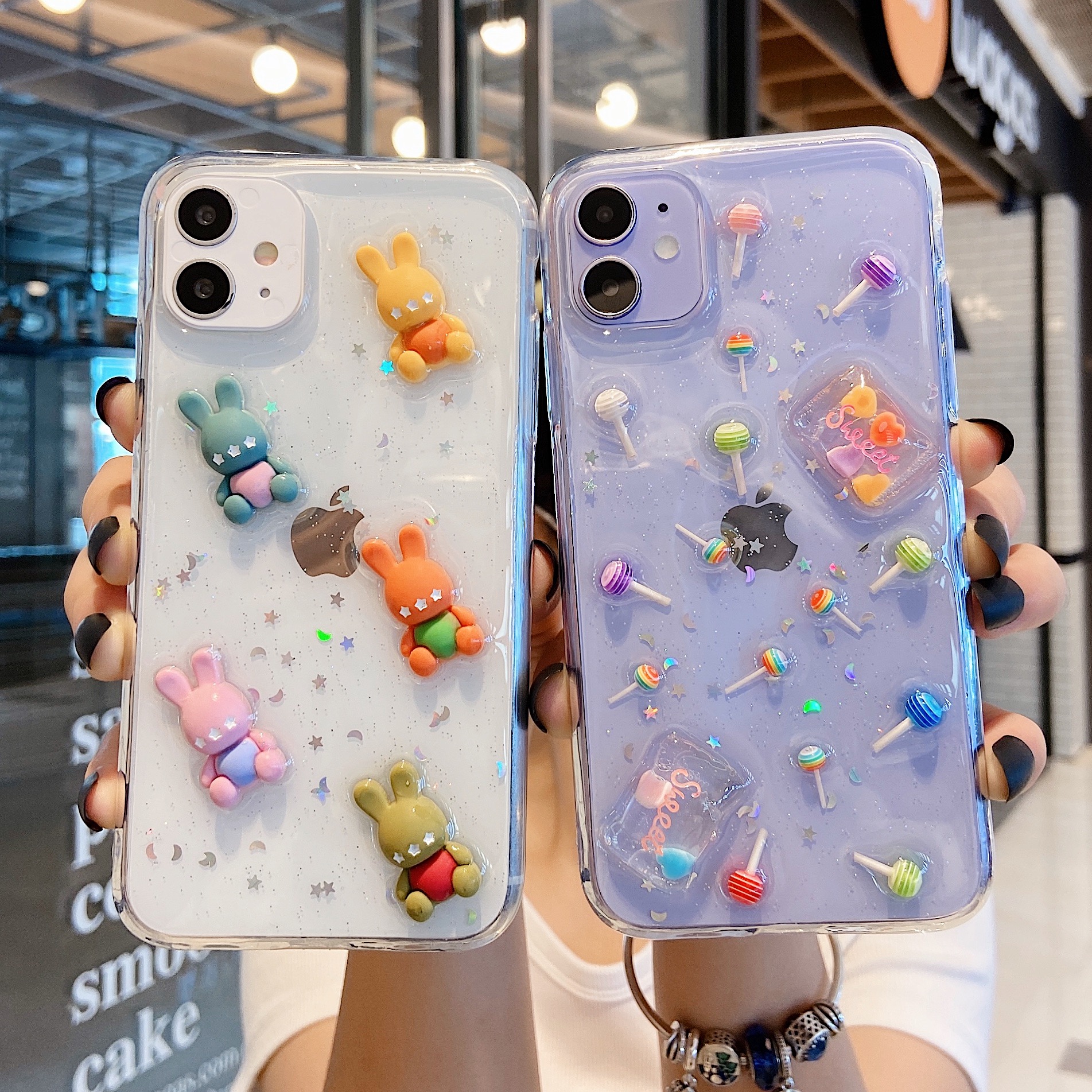 立体棒棒糖手机壳华为系列