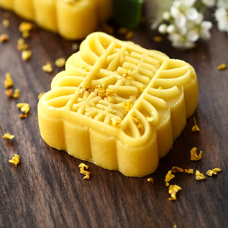 桂林桂花糕传统糕点正宗广西桂林特产桂花绿豆糕软糯茶点小吃零食