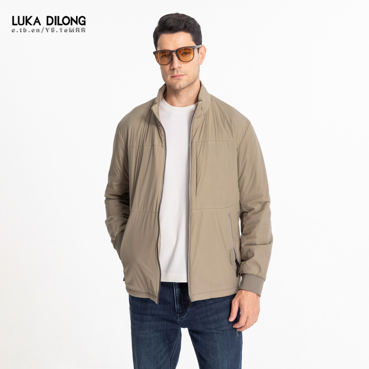 路卡迪龙7D薄棉服男休闲夹克外套