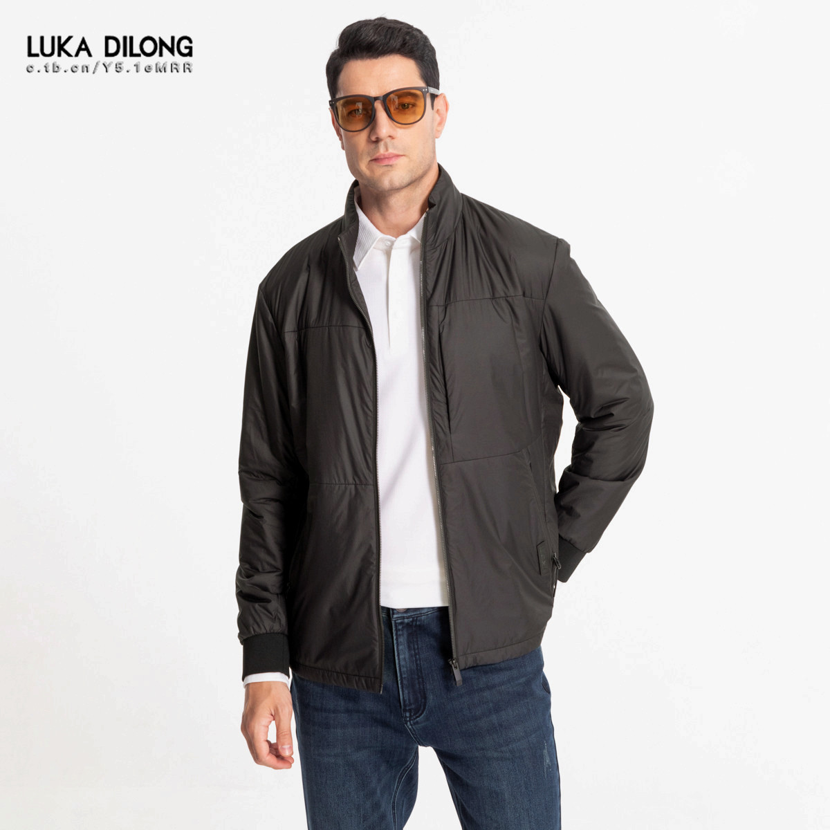 路卡迪龙7D超轻防水薄棉服外套男