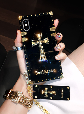 适用于华为荣耀X10Max方形9xpro硅胶v10s女8xmax手机壳v30pro潮