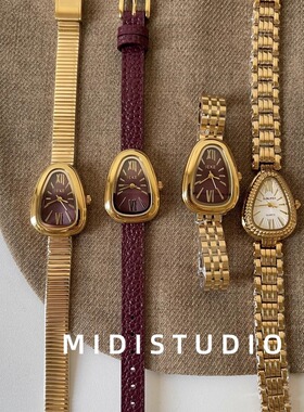 MIDI 安可拉红蛇头设计感小众高级气质女士手表2025蛇年吉祥生肖