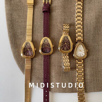 IEKE蛇头时尚高级感女红色手表