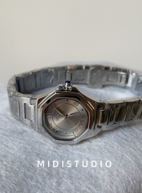 MIDI 《格雷灰》简约轻奢高级感多边形银灰色时尚通勤气质手表女
