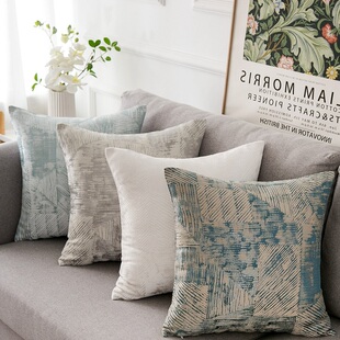 沙发抱枕套2025新款 55x55cm靠垫套子不含芯看电视靠枕 长方形厚款