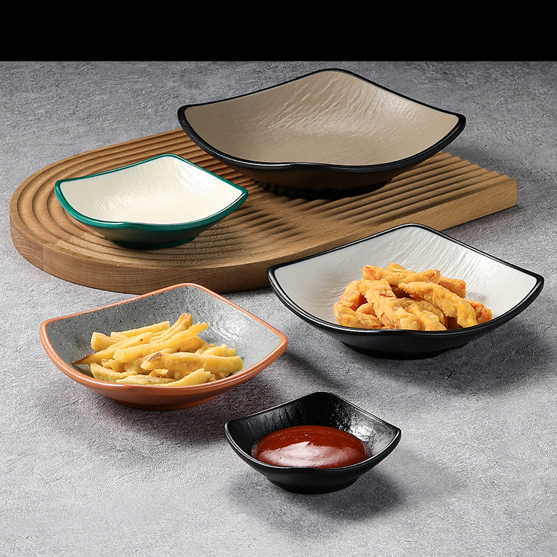 密胺塑料小碟子仿瓷凉菜碟小吃碟