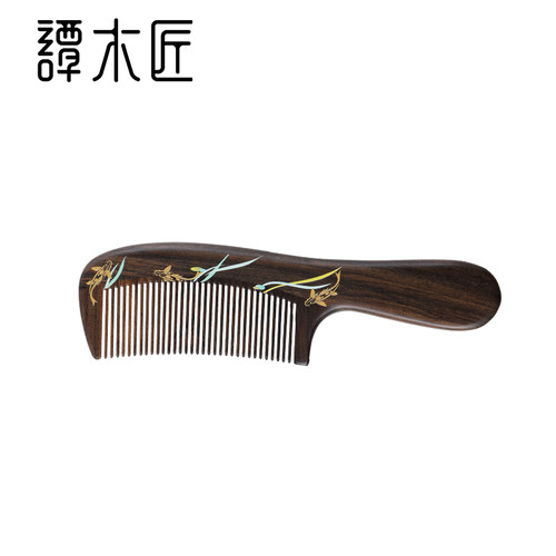 谭木匠正品礼盒木梳自在锦鲤