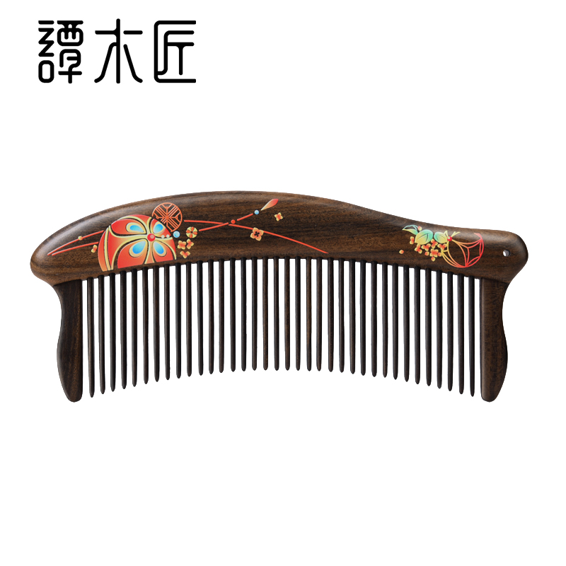 谭木匠镶齿按摩护发经络
