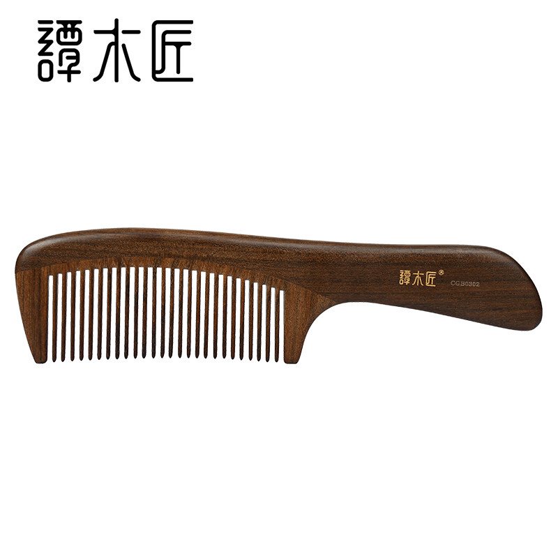 谭木匠原木梳子按摩头皮图片