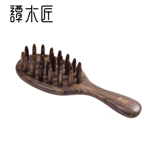 谭木匠按摩梳18.8CM原木拨筋护发