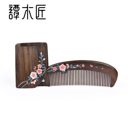 谭木匠木梳梳镜按摩护发