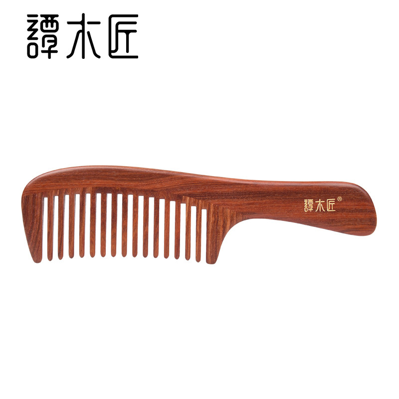 谭木匠新品合木梳简意女士长发专用经络按摩护发蓬松可定制