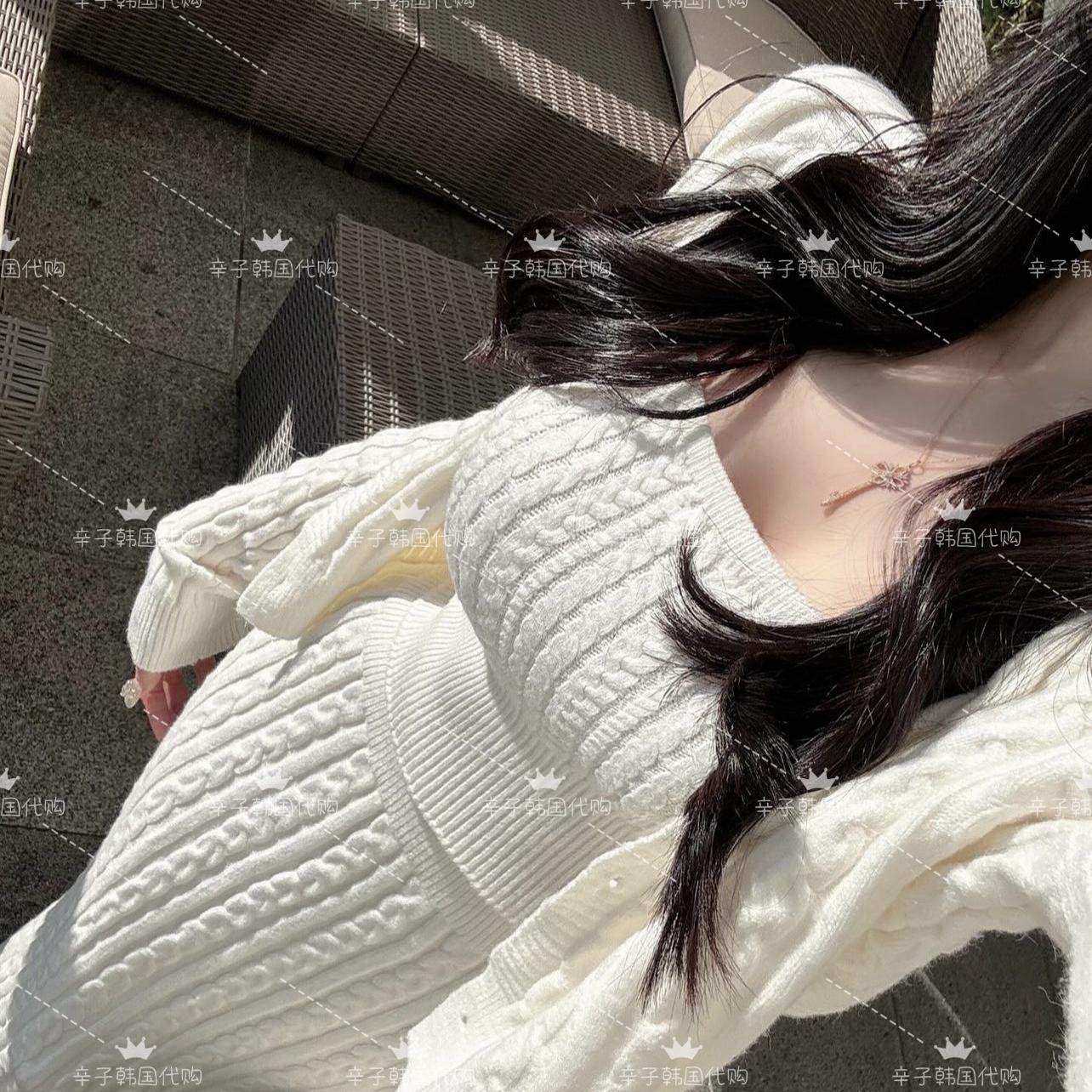 辛子韩国代购时尚套装针织三件套吊带开衫半身裙,女装/女士精品,时尚套装,淘宝优惠券,粉丝福利购,淘宝优惠卷