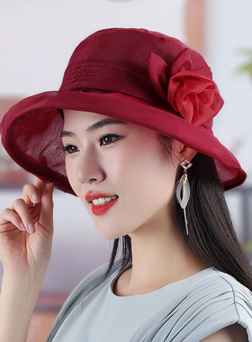 渔夫帽盆帽出游度假休闲女夏季
