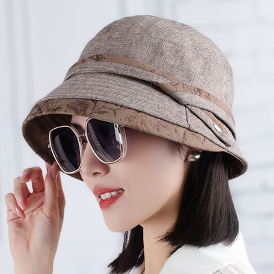 25年新款贴布渔夫帽盆帽可折叠休闲帽防晒帽休闲帽百搭度假旅游帽