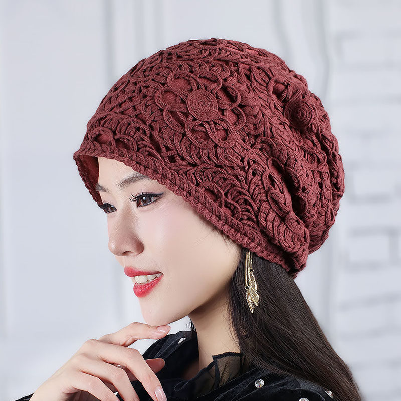 冬钩线钩花帽子包头帽头巾帽堆堆帽针织镂空韩版加绒保0118h,服饰配件/皮带/帽子/围巾,帽子,淘宝优惠券,粉丝福利购,淘宝优惠卷