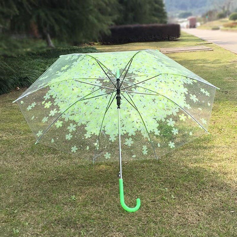 长柄雨伞女半透明伞磨砂伞男创意直柄伞伞舞台道具伞伞