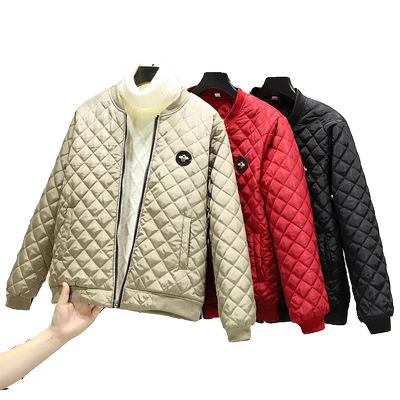 棉短款韩版显瘦加绒棉衣女棒球服