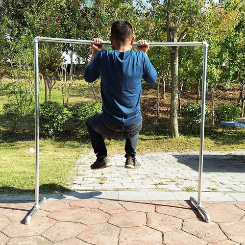 钢管晾衣架置地单杆式镀锌钢管