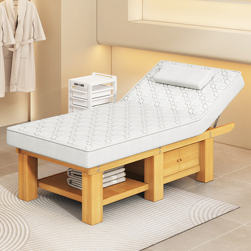 新款泰式按摩床实木美容床足疗床