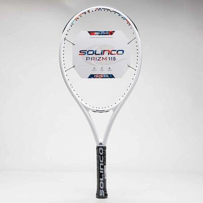 代购Solinco网球拍易控发力舒适减震宽甜区115英寸头型碳素材质
