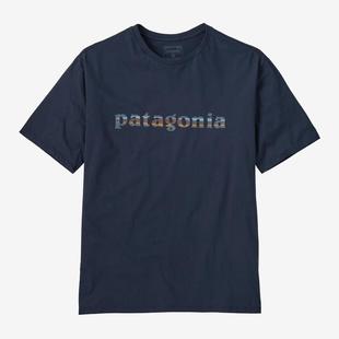 有机棉T恤环保节水透气休闲上衣 PATAGONIA男式