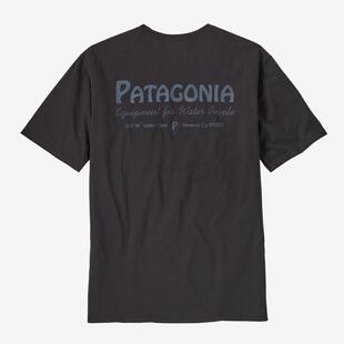 有机棉口袋T恤环保节水轻便休闲上衣 PATAGONIA男士