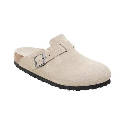海外代购Birkenstock女士拖鞋舒适缓震支撑足弓软木底绒面