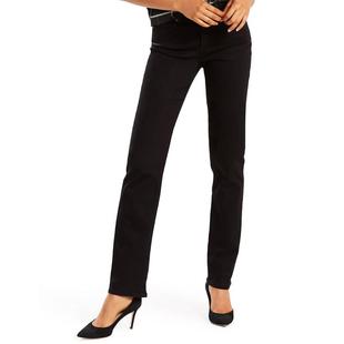 通勤日常直筒裤 弹力耐穿黑色修身 Levis李维斯女士牛仔裤 代购