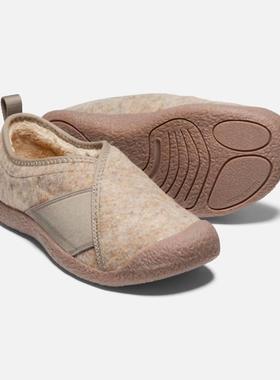 代购KEEN女士休闲鞋防滑保暖轻量户外鞋套脚低帮女鞋