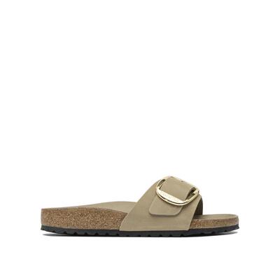 海外代购Birkenstock女士拖鞋软木鞋床人体工学支撑厚底金属扣