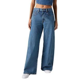 舒适耐用宽松蓝色日常休闲长裤 代购 Levis李维斯女士牛仔裤