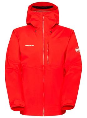 代购Mammut男士冲锋衣防风耐磨防水透气户外登山外套爆款