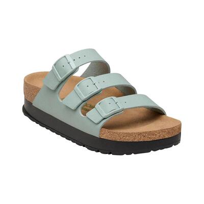 海外代购Birkenstock女士拖鞋防滑舒适厚底三带夏季日常沙滩出游
