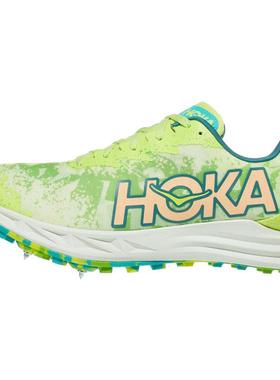 代购Hoka OneOne女士越野跑鞋缓震轻便回弹田径钉鞋低帮系带越野