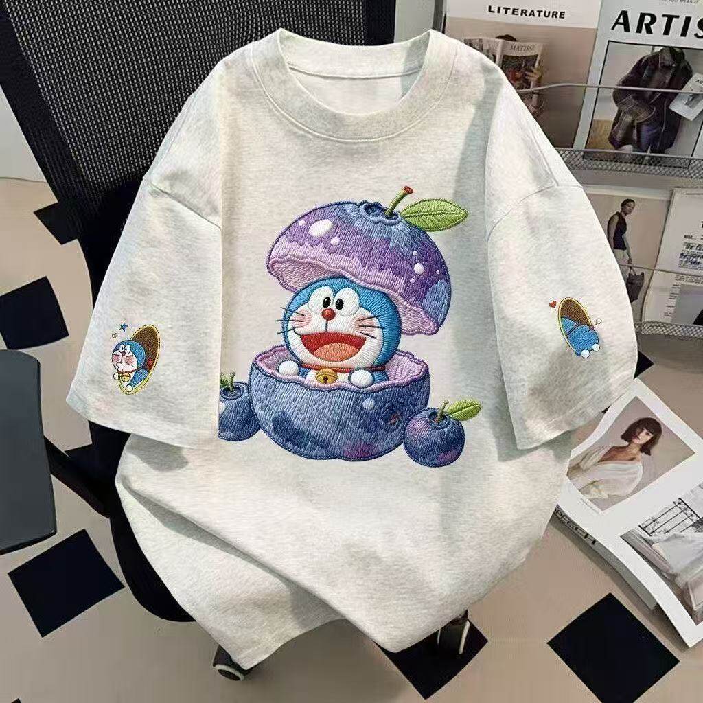 男女童纯棉短袖t恤2026夏季新款中大童百搭宽松时尚潮流打底衫