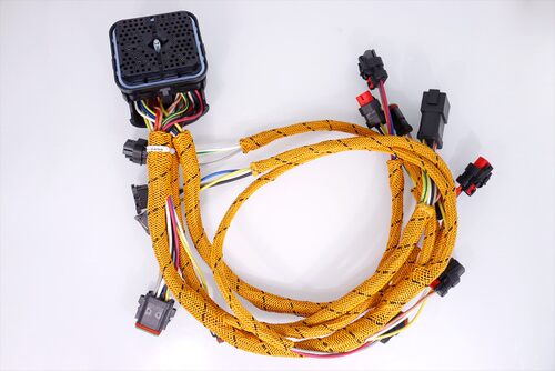 挖掘机配件卡特324D/325D/329D C7电喷发动机线束新款381-2499