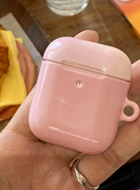 温柔粉系适用于Airpods4保护套airpods3耳机套aipods二代三无线蓝牙ipods/airpod3 pro代日韩ins风菲林耳机壳