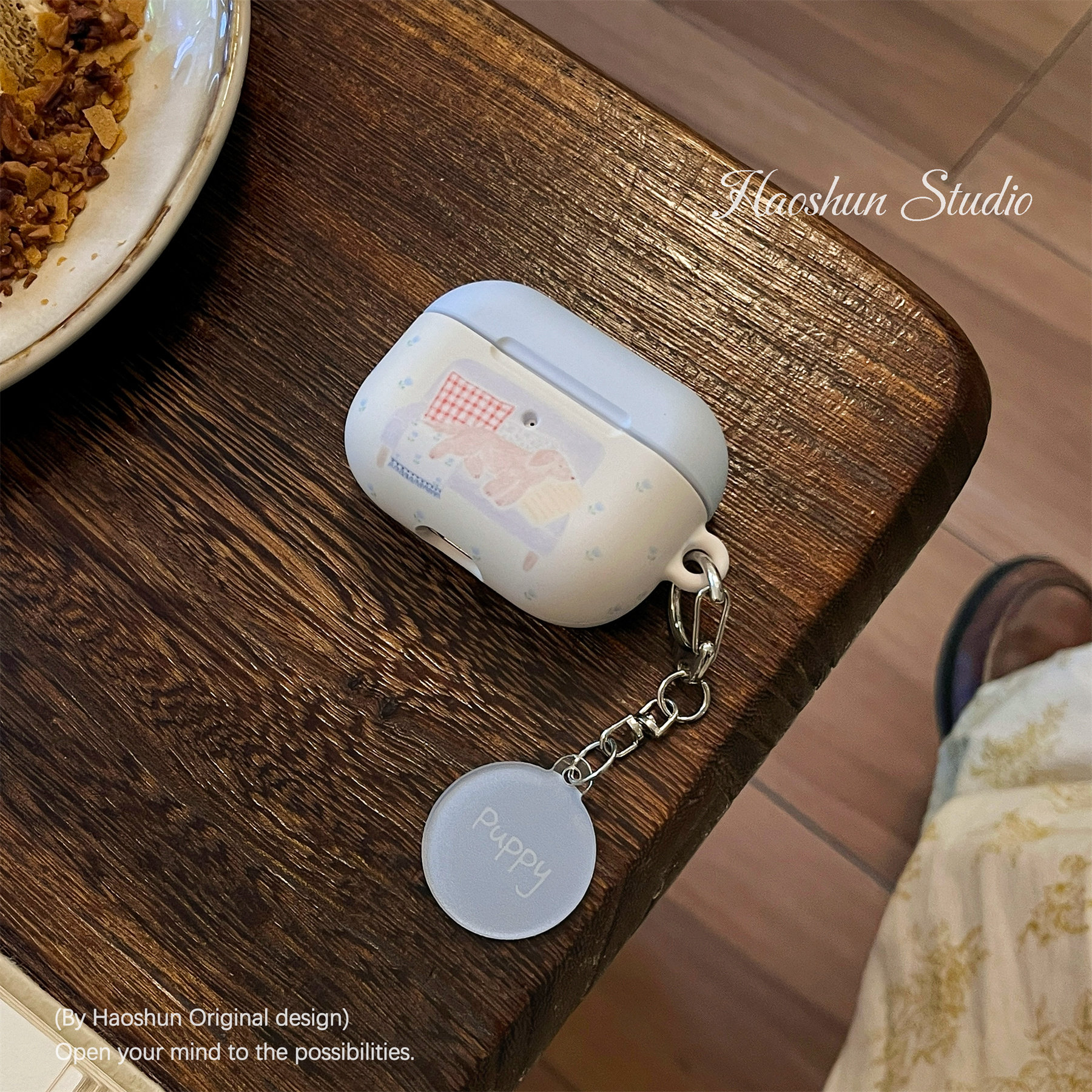 睡觉小狗适用于Airpods3保护套AirPods4耳机套aipods2/AirPodspro2苹果airpodspro3小众创意磨砂菲林耳机壳