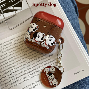 看戏小狗适用于Airpods4保护套airpods2耳机套aipods3代无线蓝牙卡通AirPodspro2代日韩ins风菲林耳机壳pro3