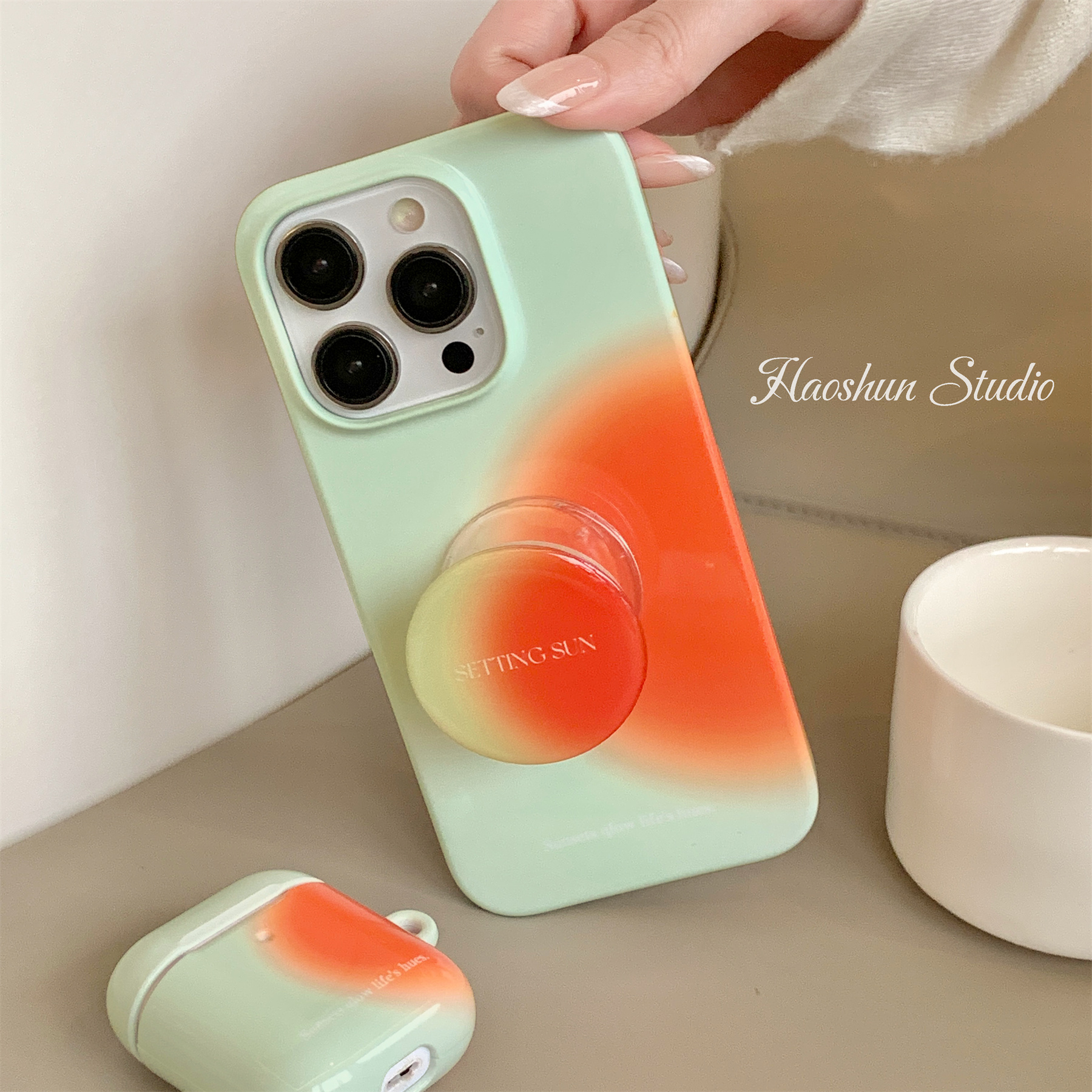 三星s25+光面菲林硬壳小众手机壳