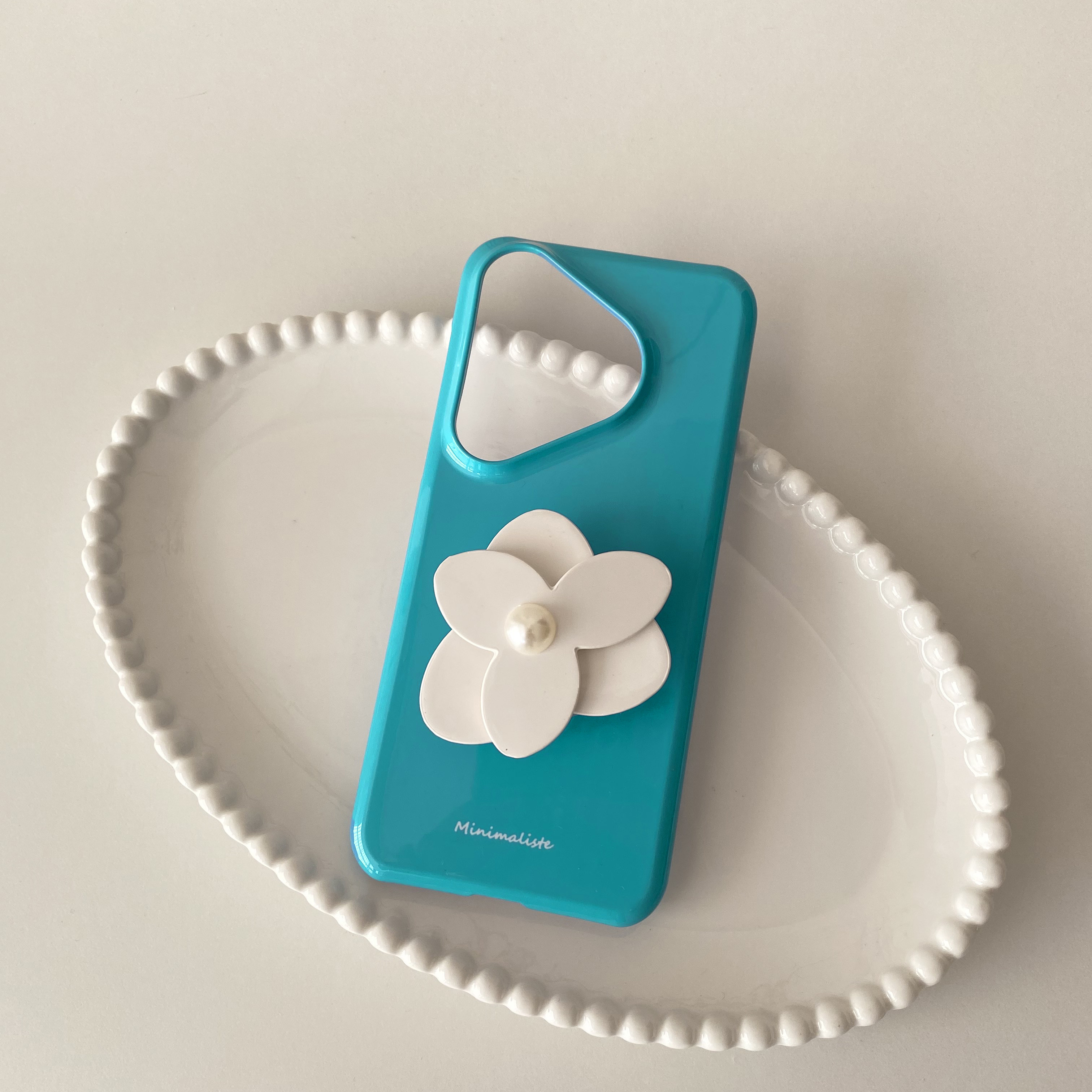 湖绿色适用于华为Mate40手机壳MATE30/mate50/P60/p50/mate60pro/pura70光面菲林半包硬壳mate70小众创意