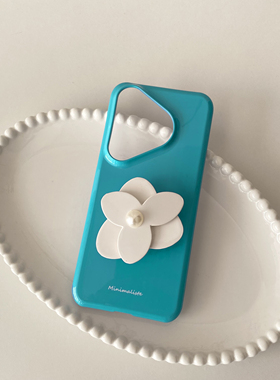 湖绿色适用于华为Mate40手机壳MATE30/mate50/P60/p50/mate60pro/pura70光面菲林半包硬壳mate70小众创意